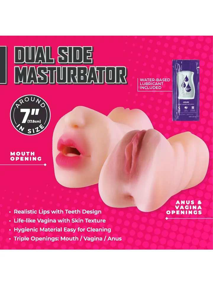 Moist & Surge Double Ended Stroker - Vagina masturbator 2