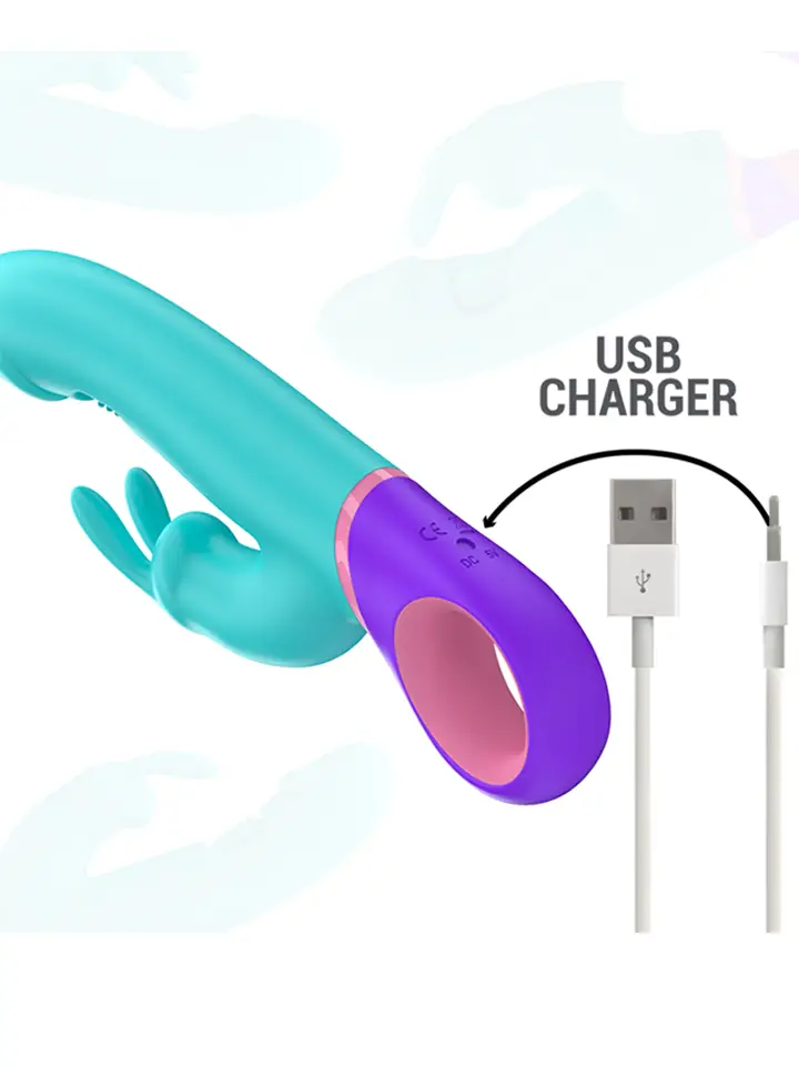 Monica Rabbit With Rotating G-spot Stimulator - Rabbit vibrator 7