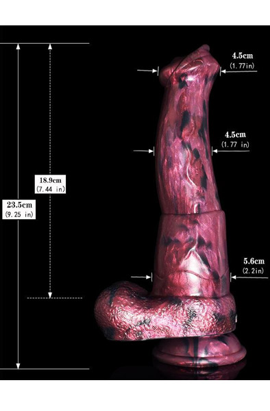 Monster Dildo Bad Horo 23,5 cm - Monster-Dildo 6