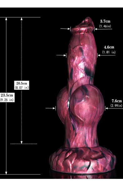 Monster Dildo Bad Lipo 23,5 cm - Drachen-Dildo 5