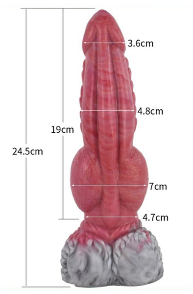 Monster Wooscal Ejaculating Dildo 24,5 cm - Drachen-Dildo 4