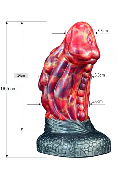 Monstered Dragon Dildo Futax 16,5 cm - Drachen-Dildo 7