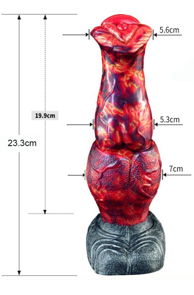 Monstered Dragon Dildo Okami 23 cm - Drachen-Dildo 7