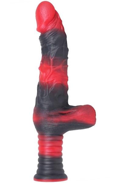 MonsterRed Realix Dildo With Handle 26 cm - Dildo mit Griff 1