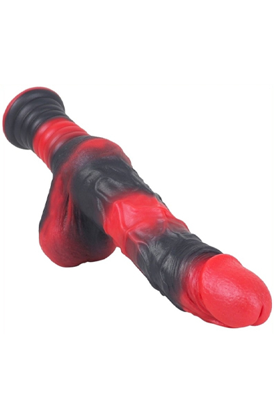 MonsterRed Realix Dildo With Handle 26 cm - Dildo mit Griff 2