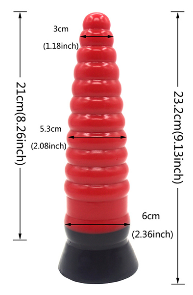 MonsterRed Sylvanfire Dildo 22,5 cm - Monster-Dildo 7