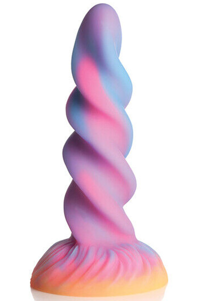 Moon Rider Glow In The Dark Unicorn Dildo 20,5 cm - Drachen-Dildo 1
