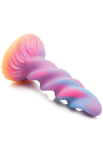 Moon Rider Glow In The Dark Unicorn Dildo 20,5 cm - Drachen-Dildo 3