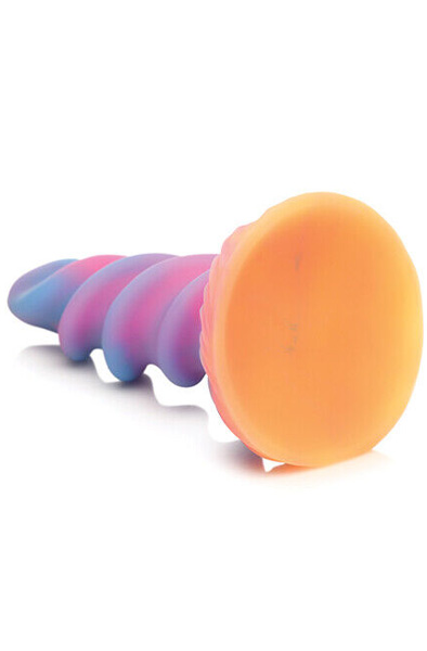 Moon Rider Glow In The Dark Unicorn Dildo 20,5 cm - Drachen-Dildo 4
