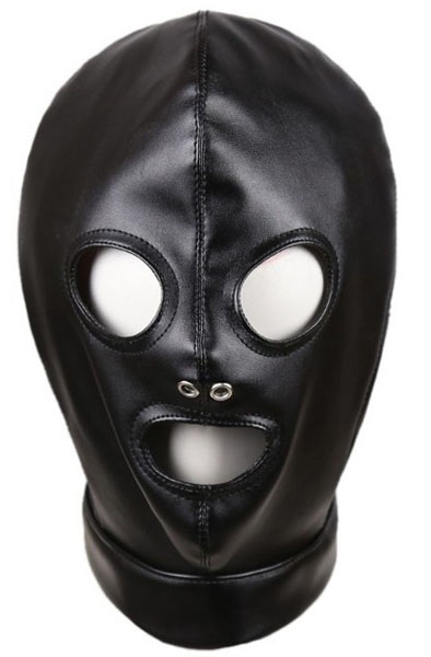 Mouth & Eye Open With Nostril Hole - BDSM Maske 2