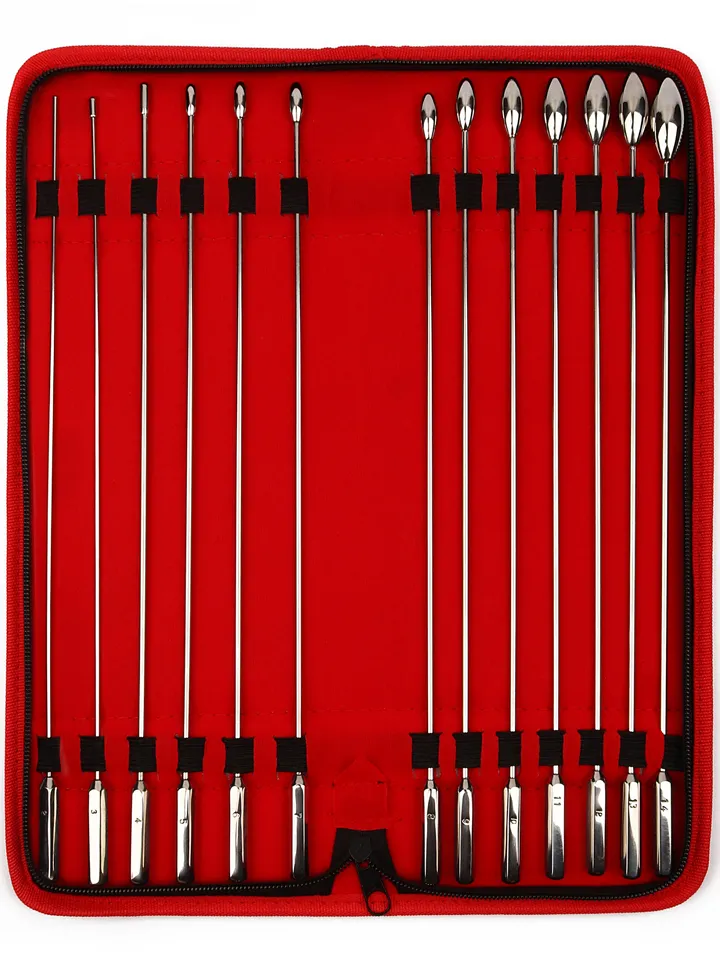 Mr Steel Rosebud Urethral Sounds 13-pack - Dilator package 1