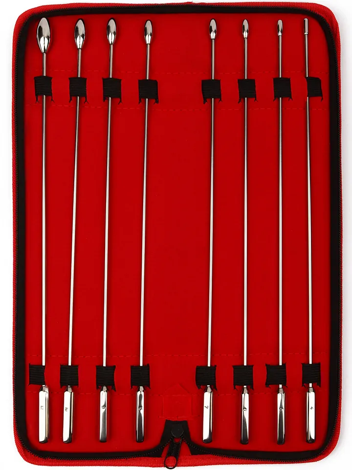 Mr Steel Rosebud Urethral Sounds 8-pack - Dilator package 1