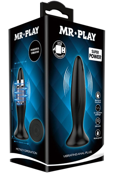 Mr. Play 12 Function Vibrating Anal Plug - Vibrierender Analplug 2