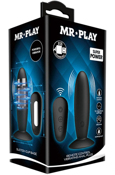 Mr. Play Remote Control Vibrating Anal Plug - Vibrierender Analplug 4
