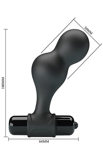 Mr. Play Silicone Vibrator Anal Plug - Vibrierender Analplug 4
