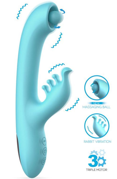 Murly Soft Massaging Ball With Doble Vibration - Rabbit-Vibrator 1