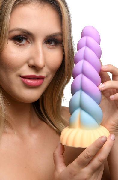 Mystique Silicone Unicorn Dildo 21 cm - Drachen-Dildo 2
