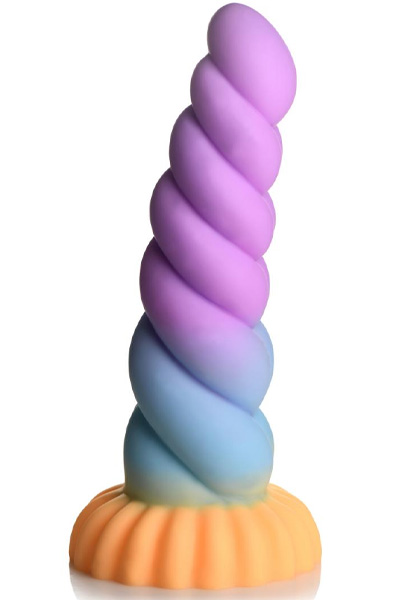 Mystique Silicone Unicorn Dildo 21 cm - Drachen-Dildo 3