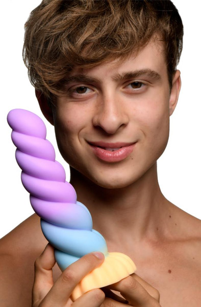 Mystique Silicone Unicorn Dildo 21 cm - Drachen-Dildo 8