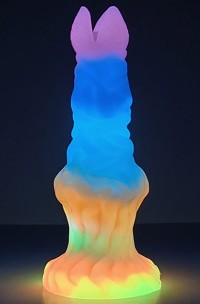 Naga Glow-in-The-Dark Dildo 20,3 cm - Drachen-Dildo 2