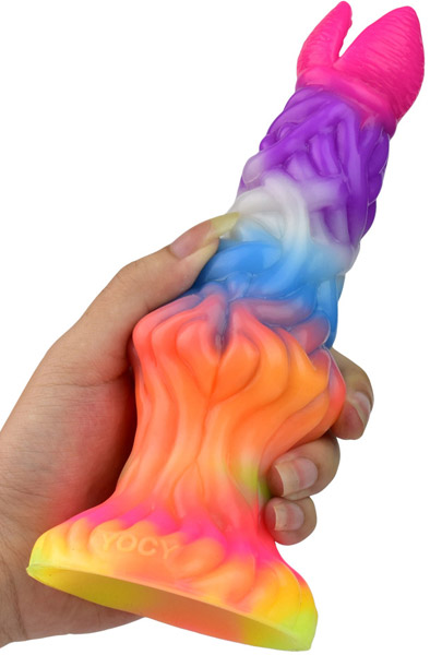 Naga Glow-in-The-Dark Dildo 20,3 cm - Drachen-Dildo 3