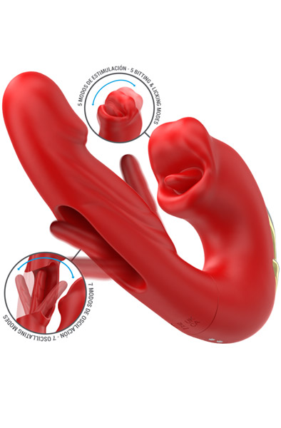 Nathy Vibe With Biting Mouth & Flipping - Dual vibrator 1