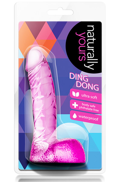 Naturally Yours Ding Dong Pink 14 cm - Kleiner Dildo 3