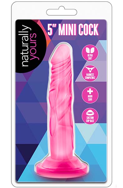 Naturally Yours Mini Cock Pink 14,5 cm - Kleiner Dildo 2