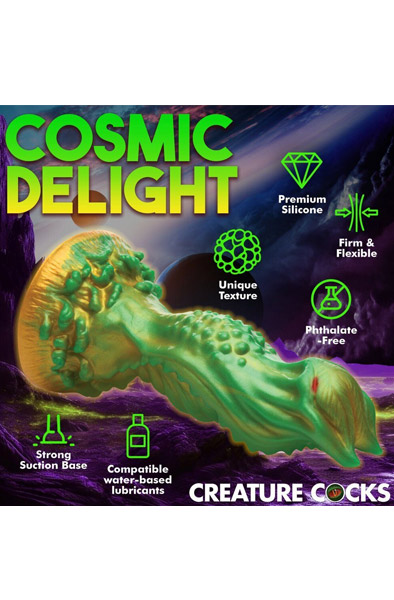 Nebula Alien Silicone Dildo 19 cm - Monster-Dildo 5
