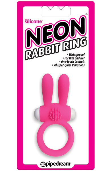 Neon Rabbit Ring Pink - Penisringe 2