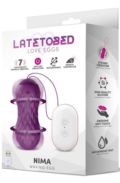 Nima Vibrating & Waving Egg Purple - Vibrierendes Ei 2