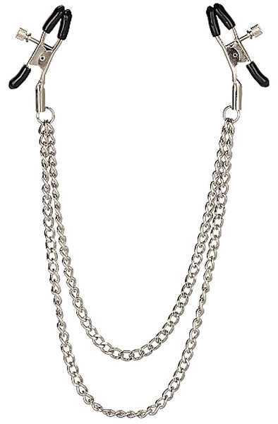 Nipple Play Tiered Nipple Clamps - Brustklammern mit Kette 1