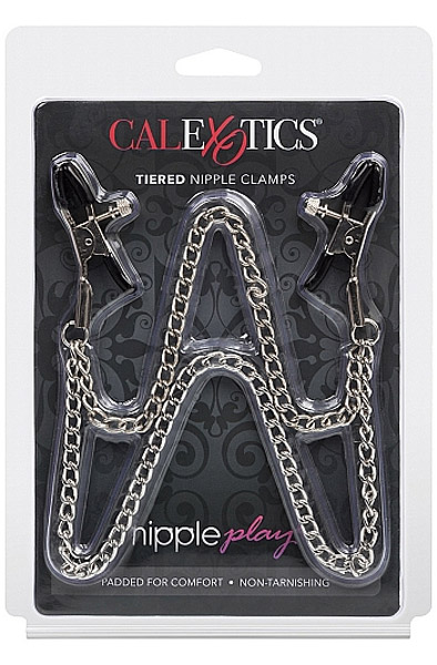 Nipple Play Tiered Nipple Clamps - Brustklammern mit Kette 2