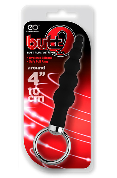 NMC Butt O 10cm Butt Plug Black - Anal plug 2