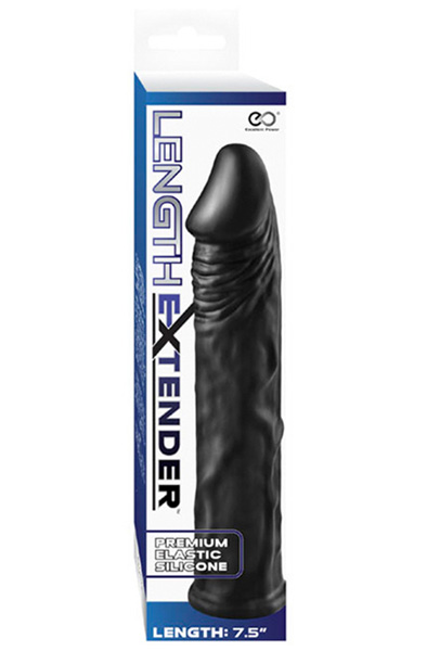 NMC Length Extender Sleeve Black 19 cm - Penisverlängerung/Penishülle 2