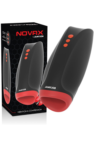 Novax Masturbator With Vibration & Compression - Vibrations-Masturbator 4