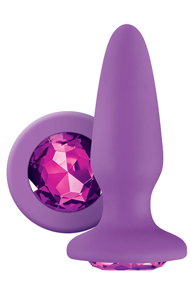 NS Novelties Glams Purple Gem - Analplug 1