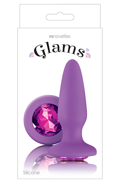 NS Novelties Glams Purple Gem - Analplug 2