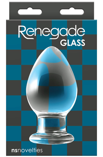 NS Novelties Knight Glass Buttplug 13 cm - Analplug aus Glas 2