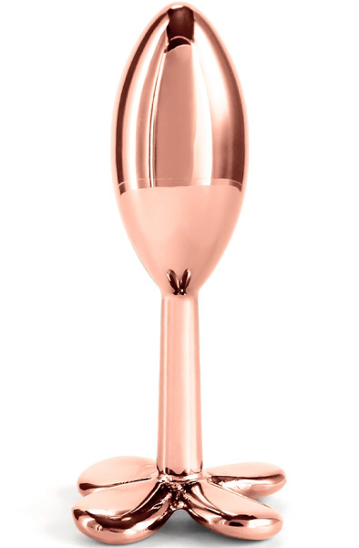 NS Novelties Rear Assets Clover Rose Gold - Analplug 1