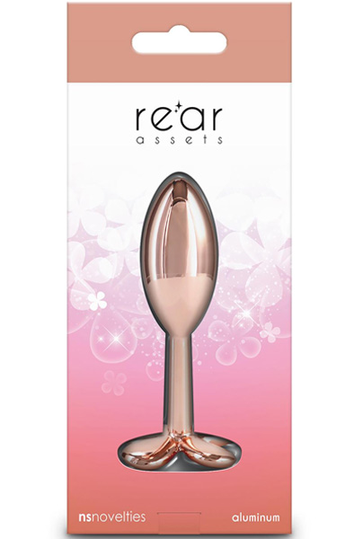 NS Novelties Rear Assets Clover Rose Gold - Analplug 4
