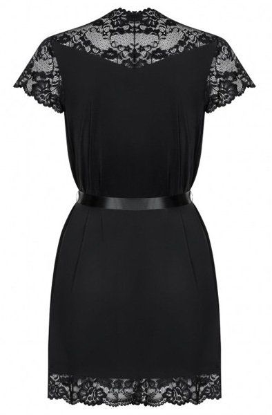 Obsessive 810-PEI-1 Peignoir Black - Sexy lingerie 4