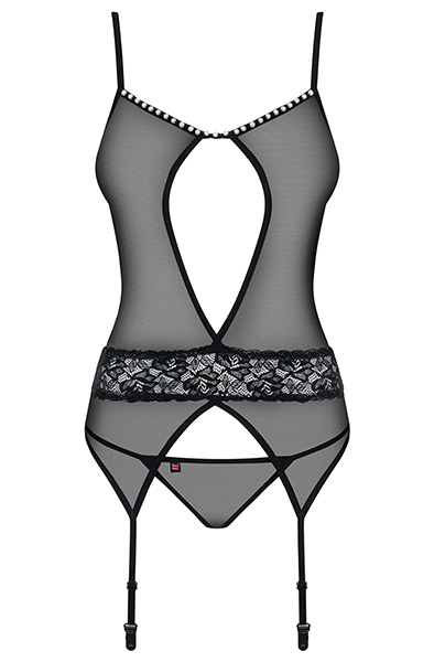 Obsessive 812-COR-1 Korsett & String - Korsett & String 3