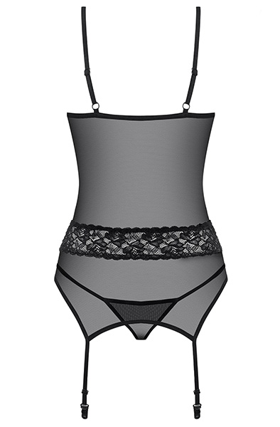 Obsessive 812-COR-1 Korsett & String - Korsett & String 4