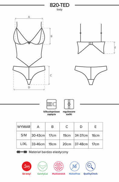 Obsessive 820-TED-1 Teddy Schwarz - Teddy 5