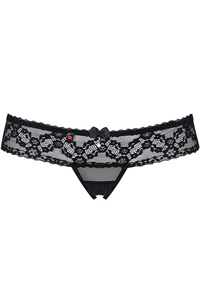 Obsessive 837-THC-1 Crotchless Thong - Lace panties 4
