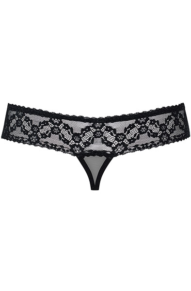 Obsessive 837-THC-1 Crotchless Thong - Lace panties 5