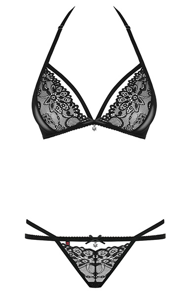 Obsessive 838-SET 2 pcs Set Black - Sexy lingerie 3