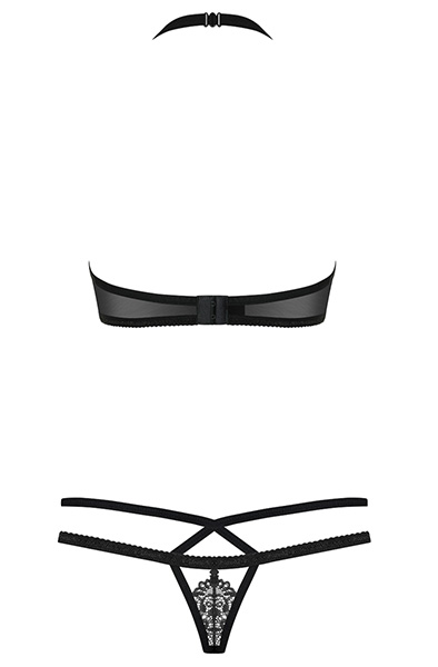 Obsessive 838-SET 2 pcs Set Black - Sexy lingerie 4