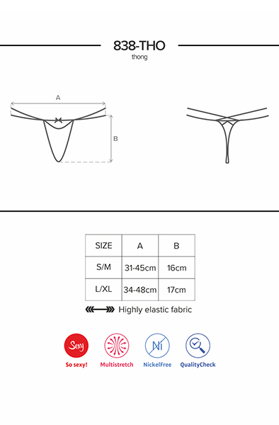 Obsessive 838-THO-3 Thong - Stringtrosor 6